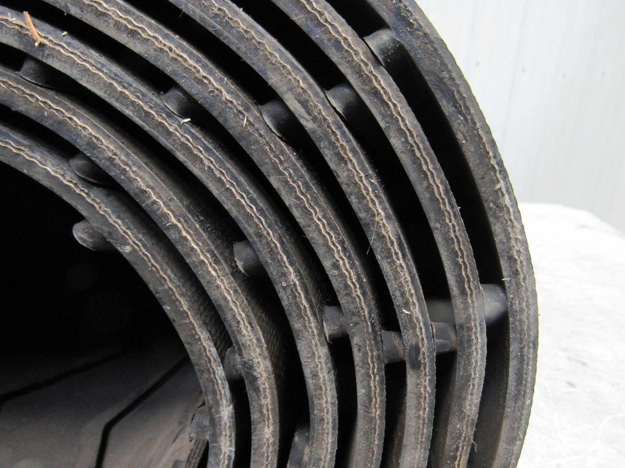 2 Ply Molded Rubber Closed Chevron Conveyor Belt 36" x 20'x 5/16"