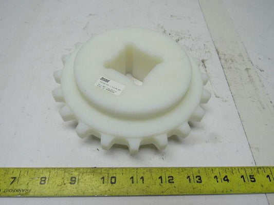 Rexnord 114-5217-3 KU7700-20T Nylon 1-1/2" Square Drive Sprocket 6-1/2" OD 20T
