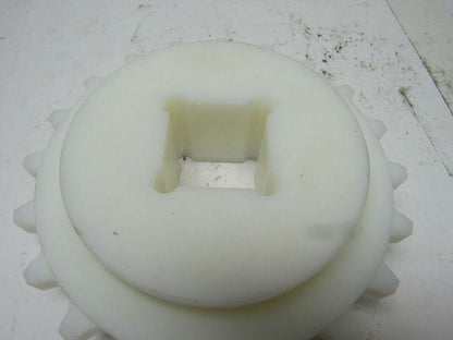 Rexnord 114-5217-3 KU7700-20T Nylon 1-1/2" Square Drive Sprocket 6-1/2" OD 20T