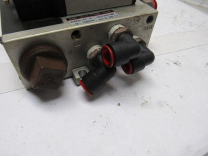 SMC NVFS3100-3FZC 4/2 Single Solenoid 94-138V Coil 10 Air Valve Bank Assembly