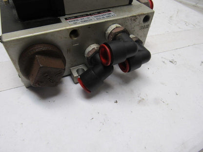 SMC NVFS3100-3FZC 4/2 Single Solenoid 94-138V Coil 10 Air Valve Bank Assembly