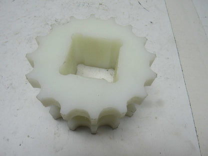 Rex Rexnord 114-4313-3 KU820-16T Nylon Modular Sprocket 1-1/2" Square Bore