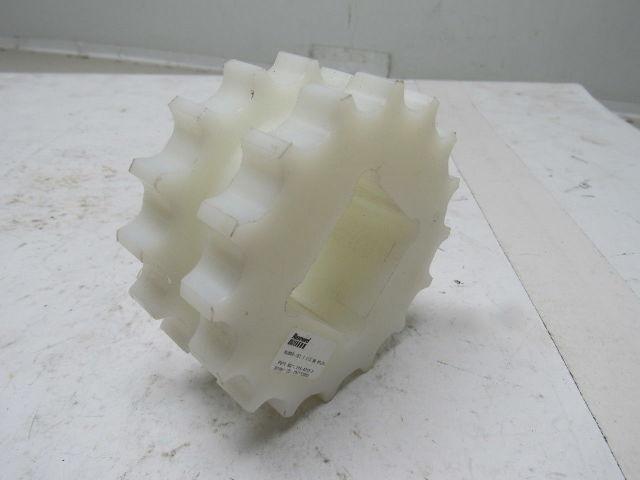 Rex Rexnord 114-4313-3 KU820-16T Nylon Modular Sprocket 1-1/2" Square Bore