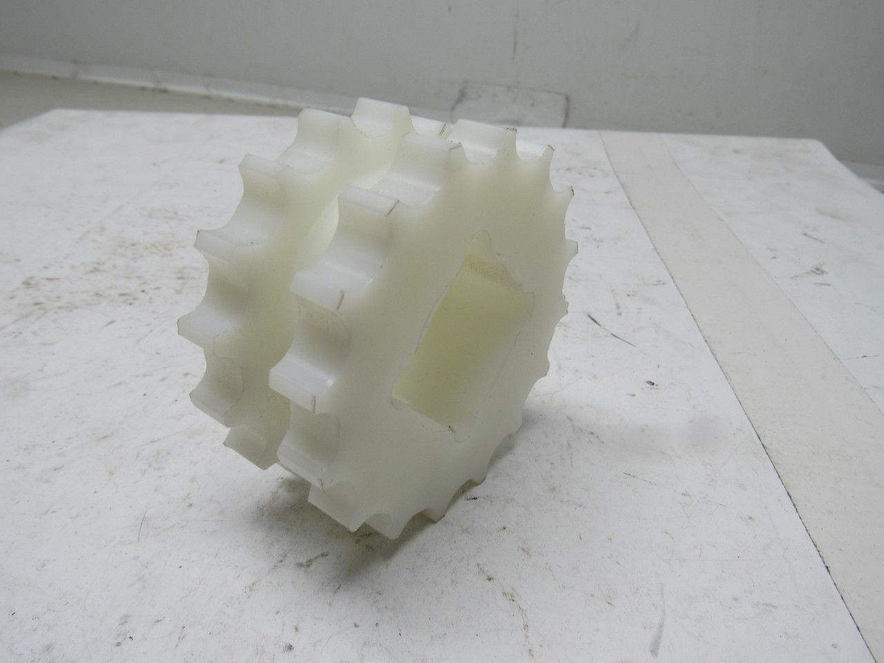 Rex Rexnord 114-4313-3 KU820-16T Nylon Modular Sprocket 1-1/2" Square Bore