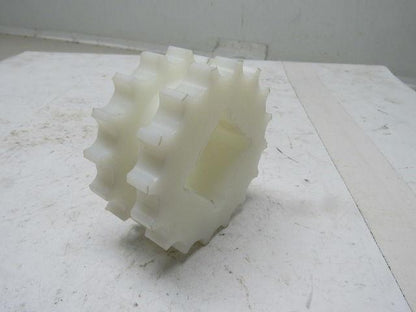 Rex Rexnord 114-4313-3 KU820-16T Nylon Modular Sprocket 1-1/2" Square Bore