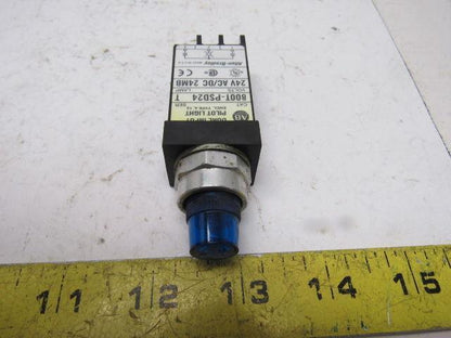 A-B Allen Bradley 800T-PSD24 Ser. T 18mm Pilot Light Blue 24V