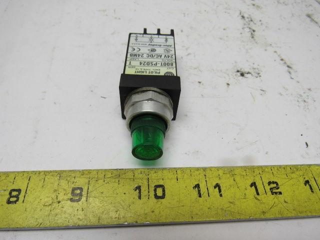 A-B Allen Bradley 800T-PSD24 Ser. T 18mm Pilot Light Green 24V