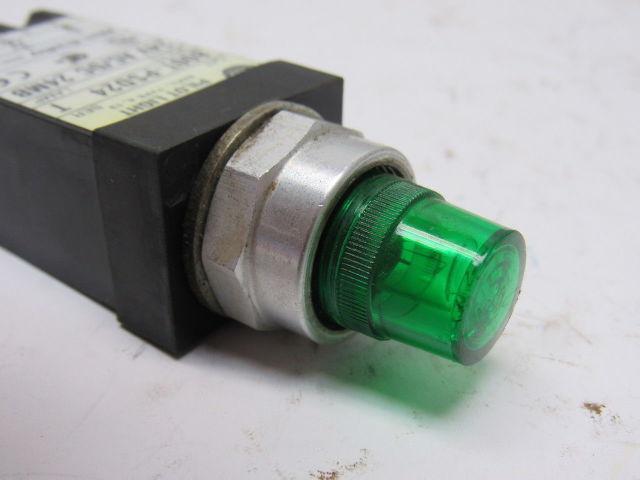 A-B Allen Bradley 800T-PSD24 Ser. T 18mm Pilot Light Green 24V