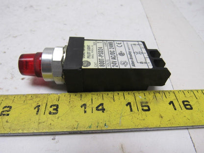 A-B Allen Bradley 800T-PSD24 Ser. T 18mm Pilot Light Red 24V