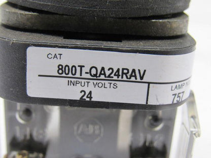 Allen Bradley 800T-QA24RAV Ser. T 24V Guarded Momentary Contact E-Stop N/C