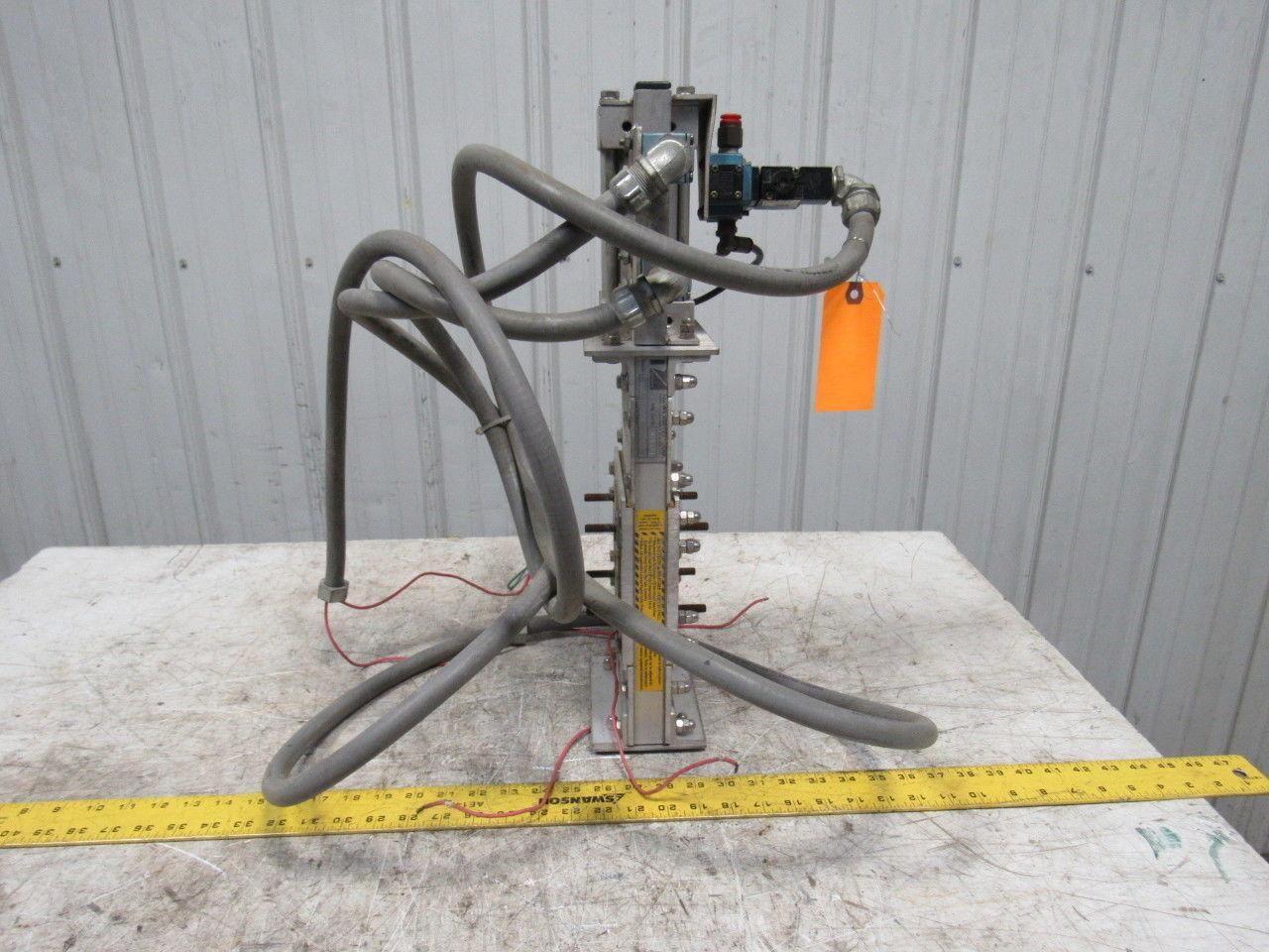 Salina Vortex B03 25550 2-1/4" Pneumatic Slide Gate Dry Material Cut Off Valve