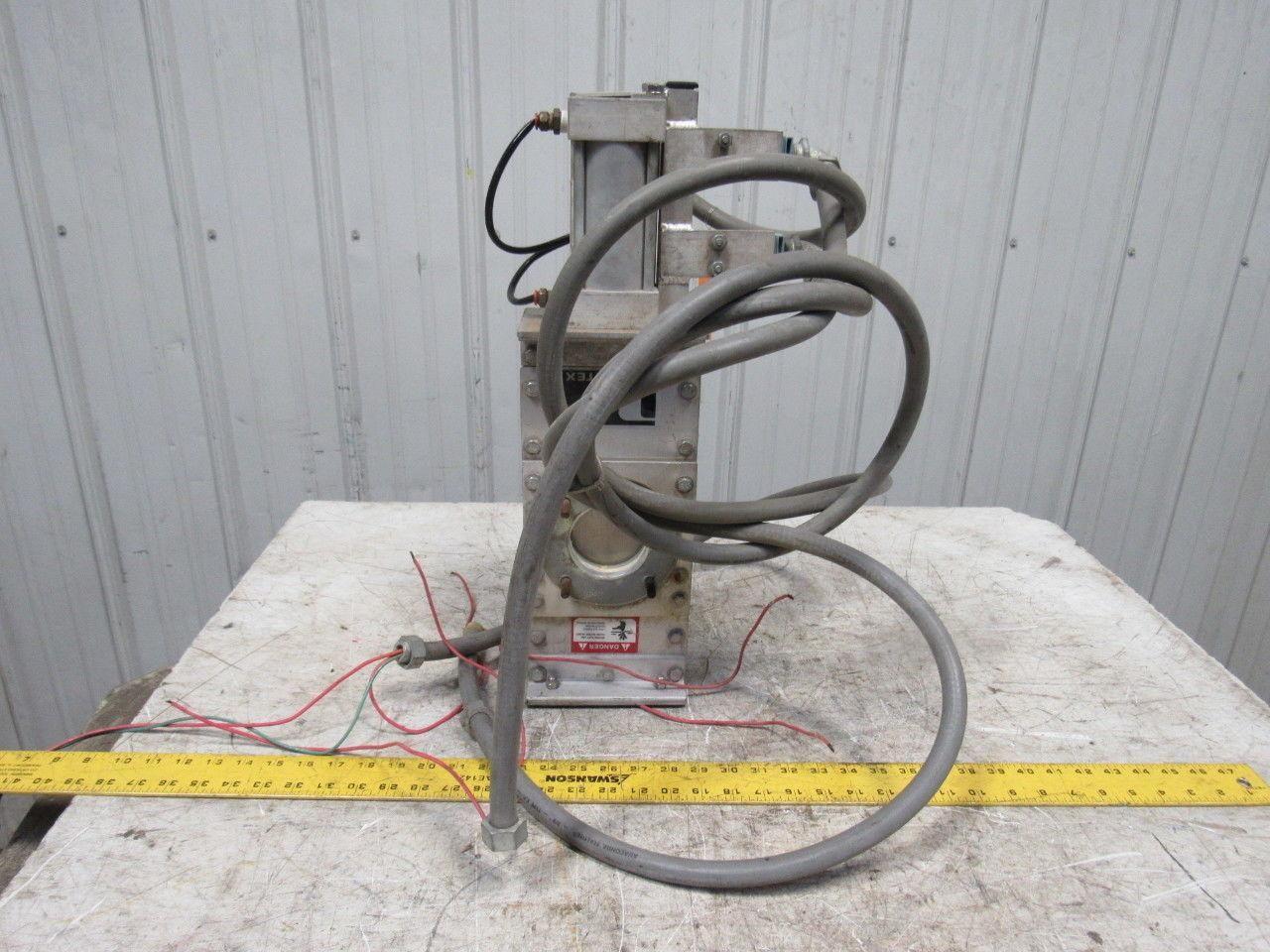 Salina Vortex B03 25550 2-1/4" Pneumatic Slide Gate Dry Material Cut Off Valve