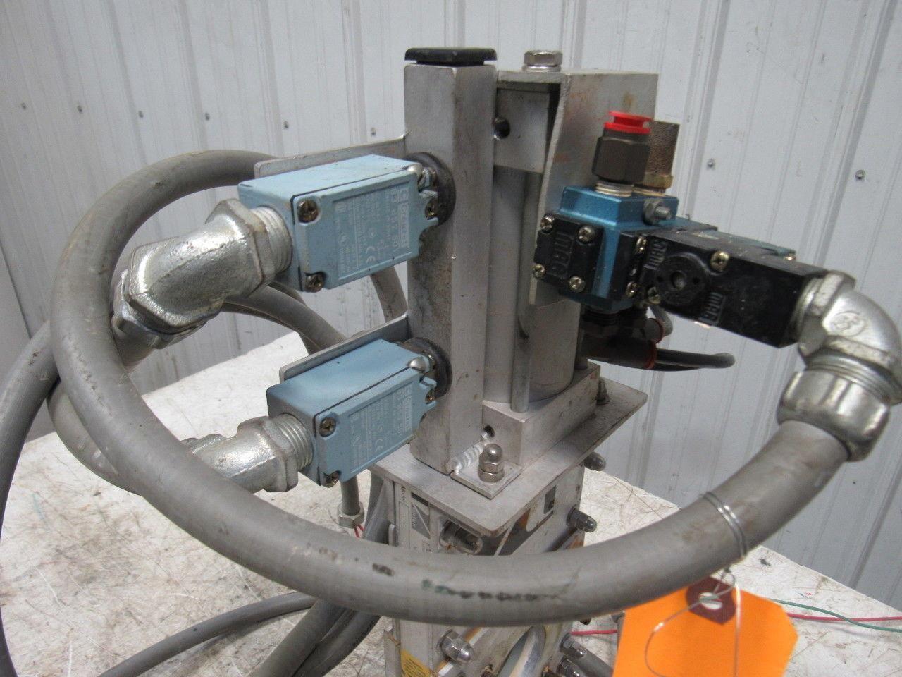 Salina Vortex B03 25550 2-1/4" Pneumatic Slide Gate Dry Material Cut Off Valve