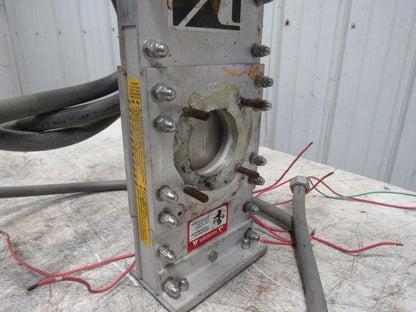 Salina Vortex B03 25550 2-1/4" Pneumatic Slide Gate Dry Material Cut Off Valve