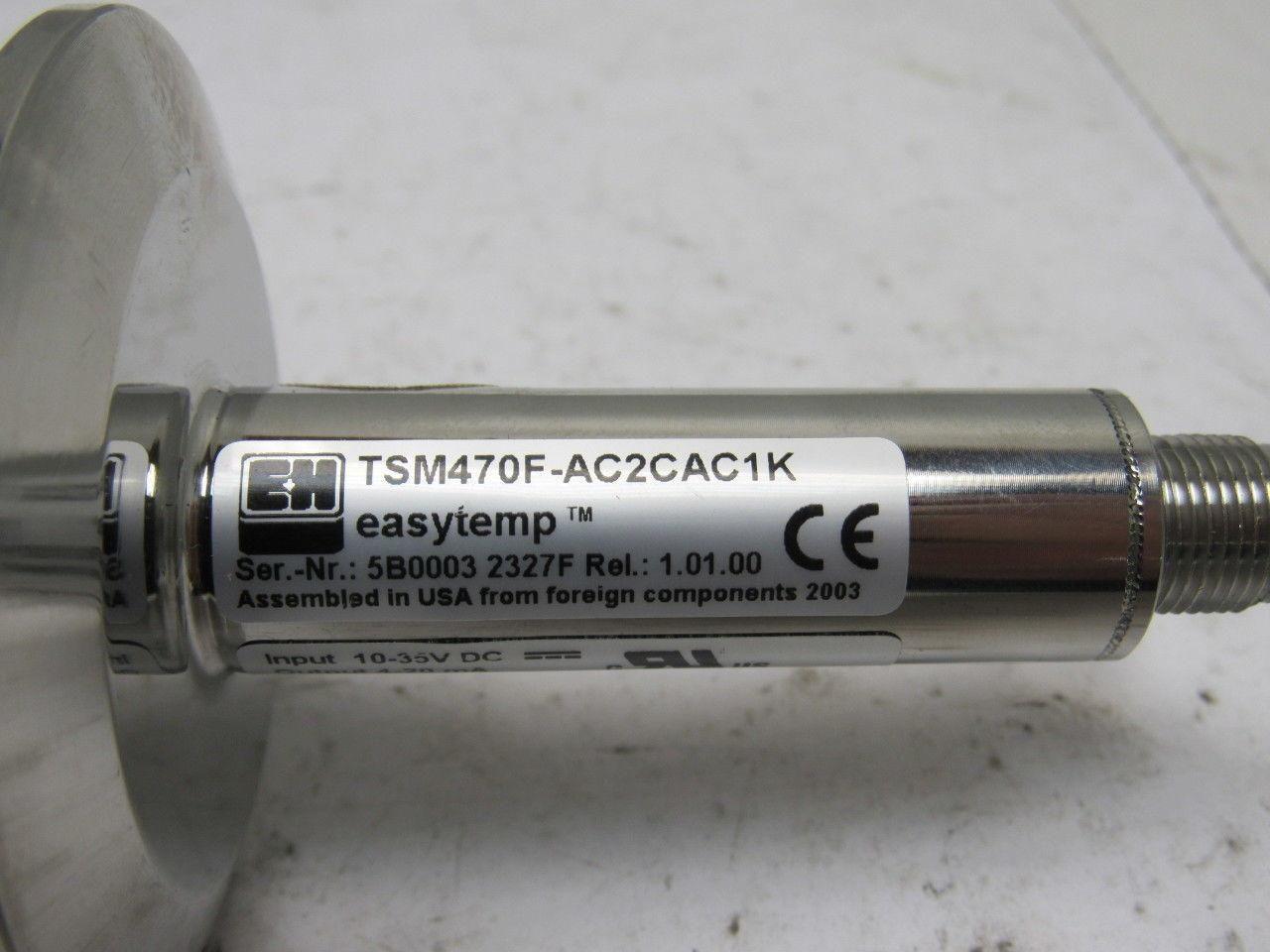 Endress & Hauser TSM470F-AC2CAC1K 10-35VDC 4-20mA Easy Temp RTD Transmitter