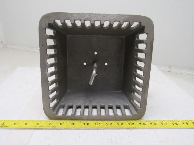 W-2480-BU 9-1/4" x 9-1/4" x 6-1/4" Cast Aluminum Floor Sink Drain Basket