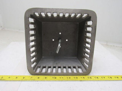 W-2480-BU 9-1/4" x 9-1/4" x 6-1/4" Cast Aluminum Floor Sink Drain Basket