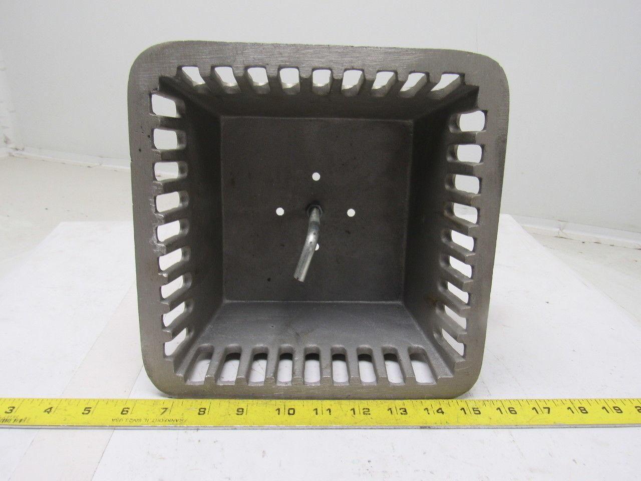 W-2480-BU 9-1/4" x 9-1/4" x 6-1/4" Cast Aluminum Floor Sink Drain Basket