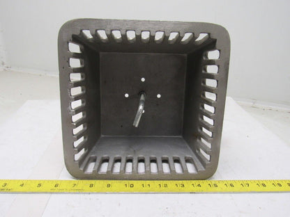 W-2480-BU 9-1/4" x 9-1/4" x 6-1/4" Cast Aluminum Floor Sink Drain Basket