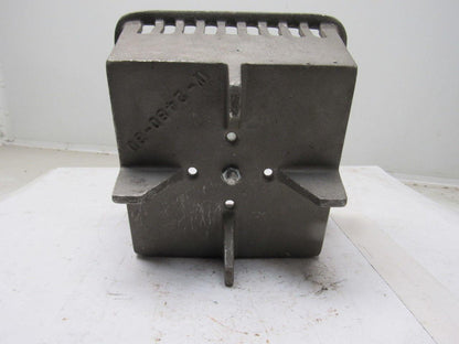 W-2480-BU 9-1/4" x 9-1/4" x 6-1/4" Cast Aluminum Floor Sink Drain Basket