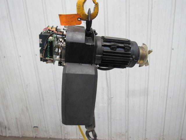 P & H 1/2 Ton Electric Chain Hoist 1000 lb 12' Lift 460V W/7' Pendant