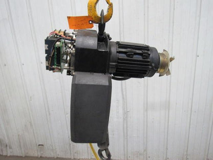 P & H 1/2 Ton Electric Chain Hoist 1000 lb 12' Lift 460V W/7' Pendant