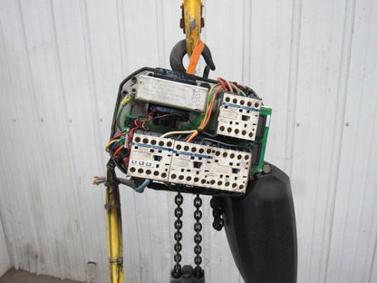 P & H 1/2 Ton Electric Chain Hoist 1000 lb 12' Lift 460V W/7' Pendant