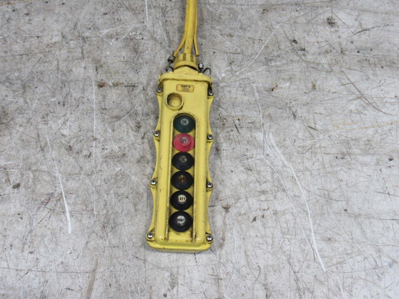 P & H 1/2 Ton Electric Chain Hoist 1000 lb 12' Lift 460V W/7' Pendant
