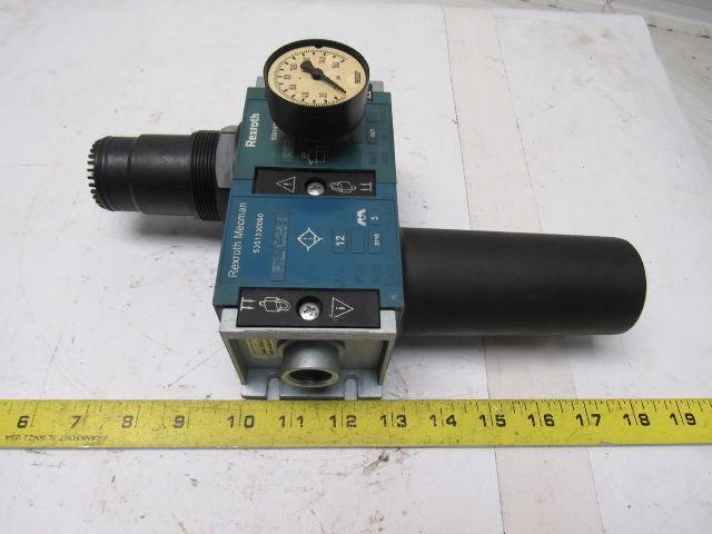 Rexroth 5351430200_5351230060 12 Bar Filter Regulator 1/2" NPT