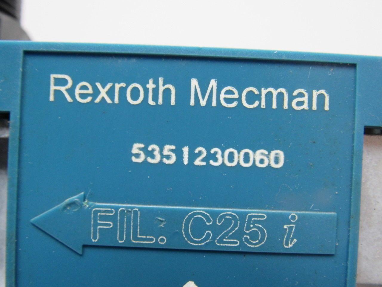 Rexroth 5351430200_5351230060 12 Bar Filter Regulator 1/2" NPT