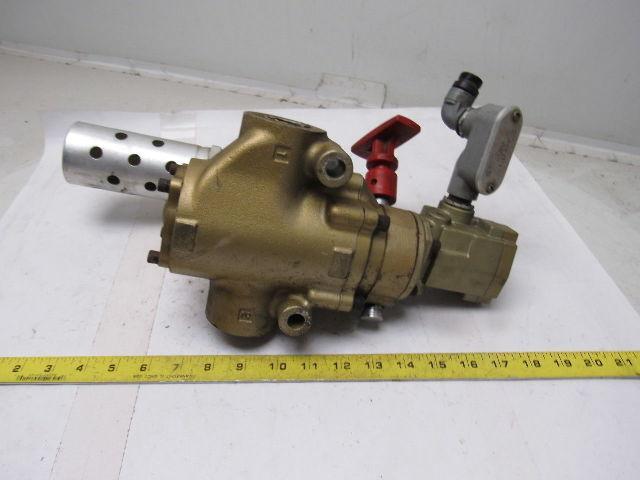 Ross 2773A6072 2/2 LOX Quick Exhaust Lock Out Valve 24VDC Solenoid 1" NPT