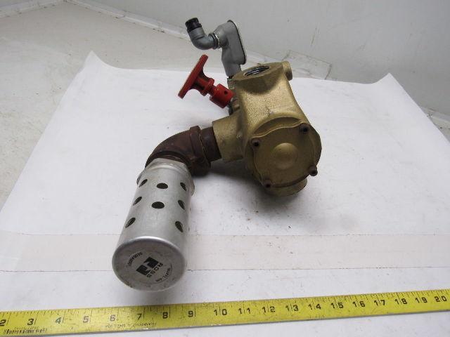 Ross 2773A6072 2/2 LOX Quick Exhaust Lock Out Valve 24VDC Solenoid 1" NPT