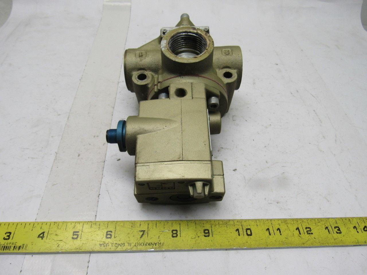Ross D2773A6858 2/2 Solenoid Operated 1" NPT Poppet Valve