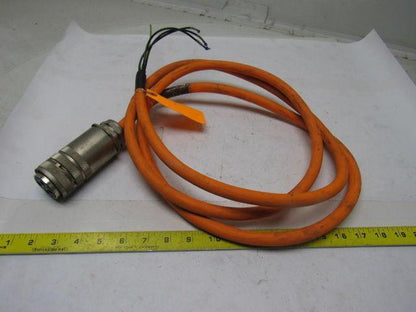 Indramat IKL232-02.0M 3 Conductor W/Gr 4 Felmale Pin Cable & Plug