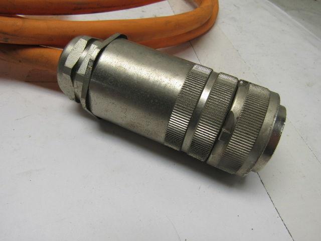 Indramat IKL232-02.0M 3 Conductor W/Gr 4 Felmale Pin Cable & Plug