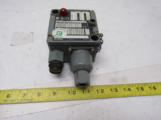 Allen Bradley 836T-T253JX21X15 Ser A 6-30PSI Pressure Control Switch 600VAC Max