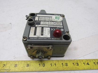 Allen Bradley 836T-T253JX21X15 Ser A 6-30PSI Pressure Control Switch 600VAC Max