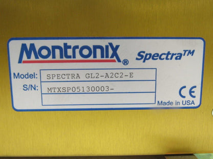 Montronix GL2-A2C2-E Spectra 16-32VDC 30W Max Electronic Sensor Analyzer Control