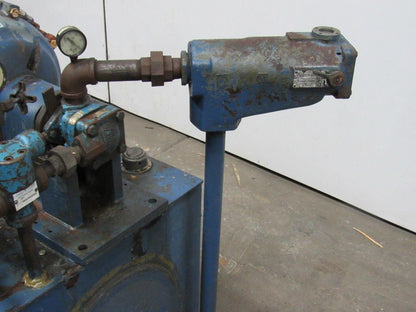 75 GAL Hydraulic Power Unit 15HP 460V W/Accumulator VICKERS Pump & Valves