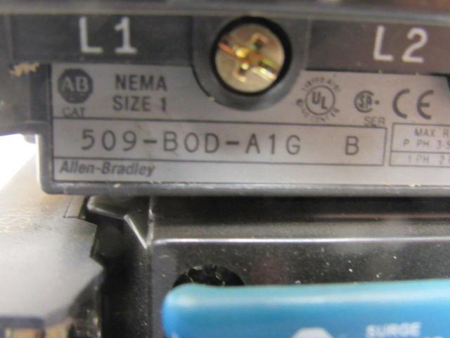Allen Bradley 592-A1GA | 509-BOD-A1G NEMA 1 600v Contactor 110v Coil 5.7-18A
