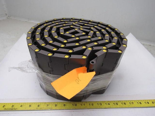 Rexnord DTS 5705 Mat Top 7" Wide Blade Edge Flat Top Conveyor Chain 10'