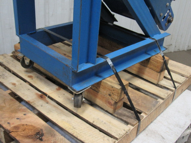Versa 54165-1-89 60" Chip & Part 42° Incline Slide Bed Conveyor 11-1/2" Wide
