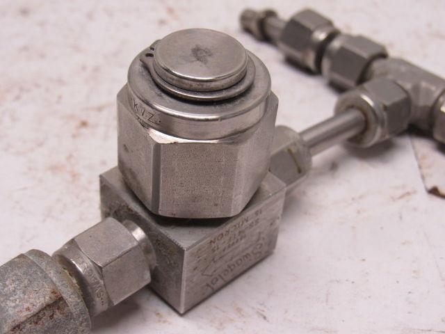 Ashcroft K17M024H213000 1/4"SS Compression Tube Inline Filter Pressure Transduce