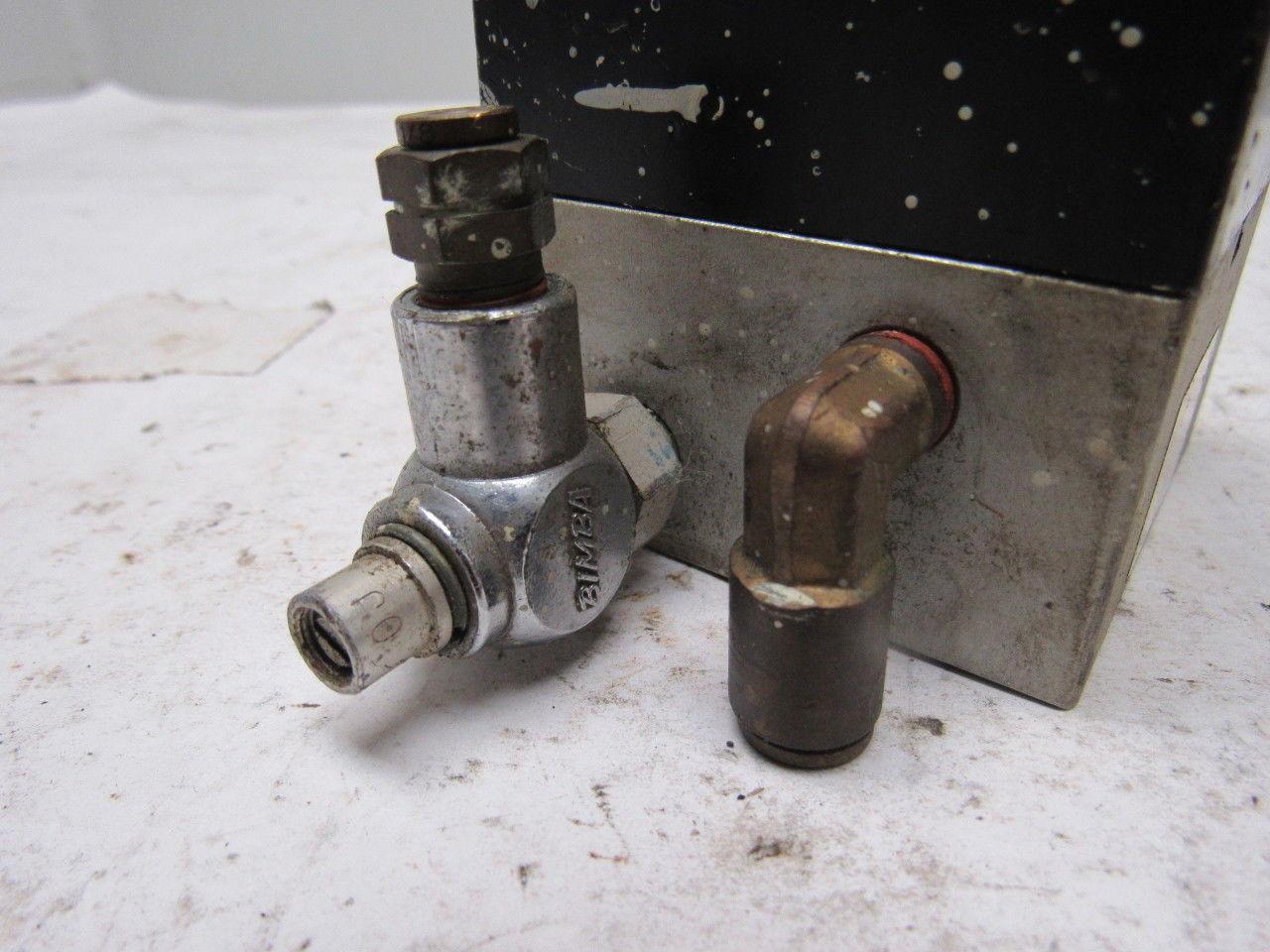 Compact Air Products SG202 Square Base Angular Pneumatic Gripper Grabber 2" Open