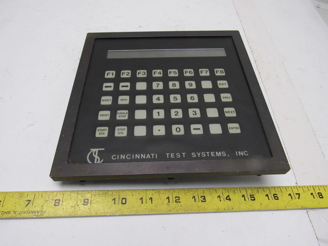 Cincinnati Test 03922238 PM1 Rev B Touch Display HMI Panel