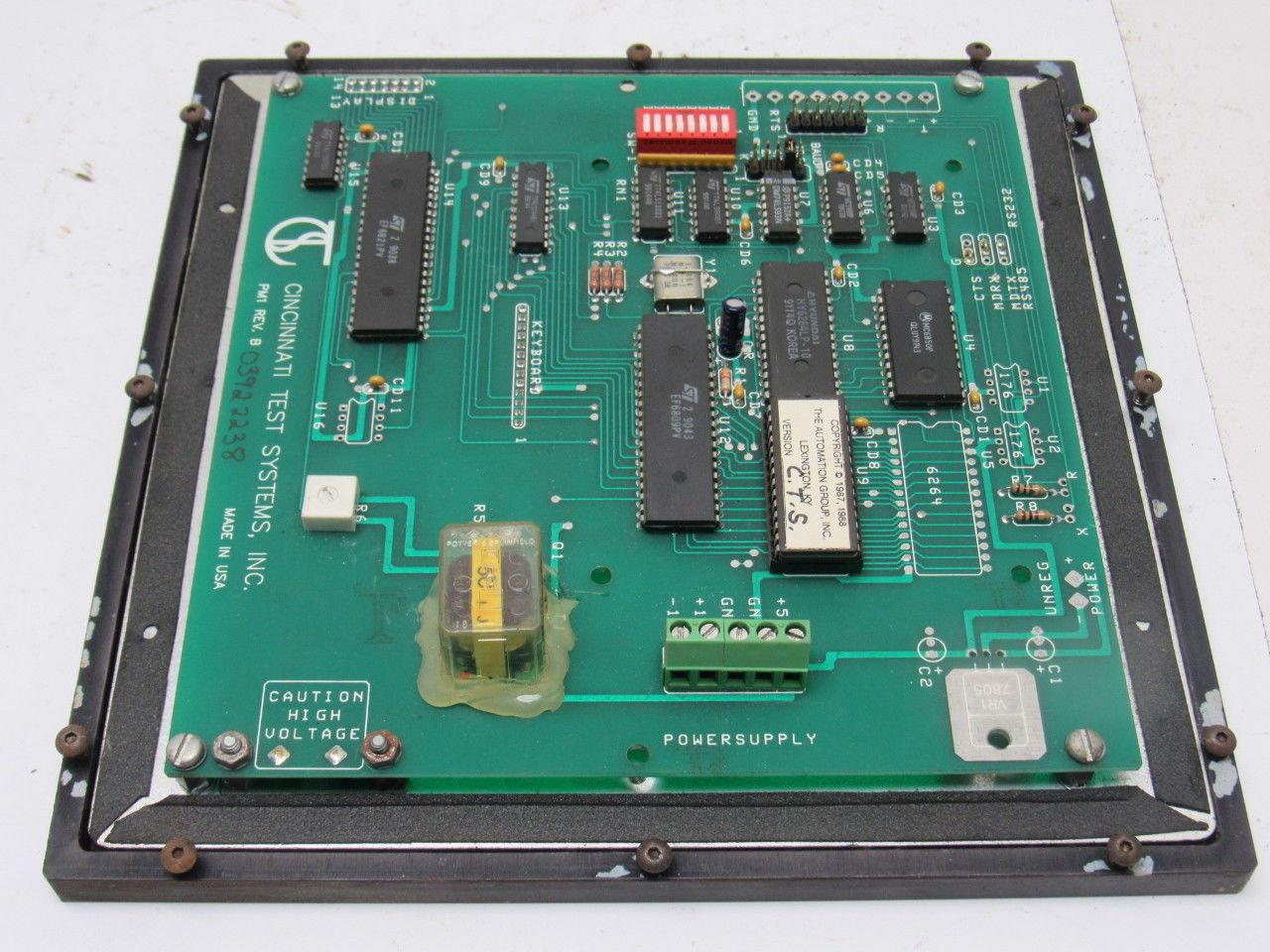 Cincinnati Test 03922238 PM1 Rev B Touch Display HMI Panel