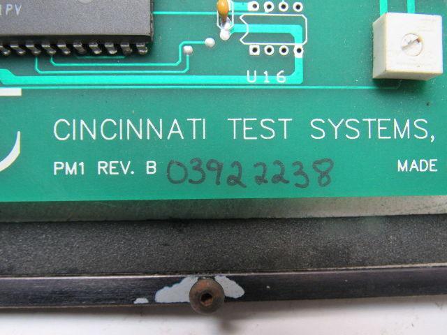 Cincinnati Test 03922238 PM1 Rev B Touch Display HMI Panel