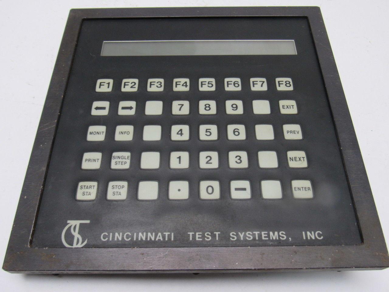 Cincinnati Test 03922238 PM1 Rev B Touch Display HMI Panel