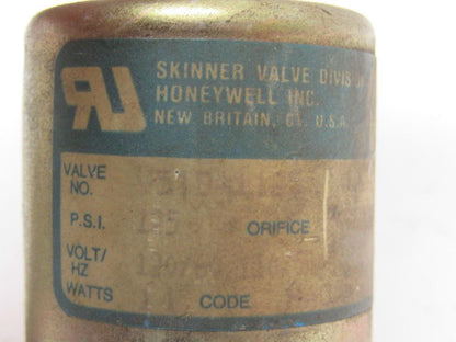 Skinner V51DA1125 125PSI 120/110V 50/60Hz Solenoid Valve 1/8" Ports