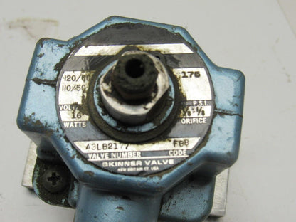 Skinner A3LB2177 110/120V 50/60Hz 175PSI 3 Way Direct Acting Valve 1/8" Ports
